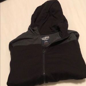 American Eagle Color-block Zip-Up Hoodie